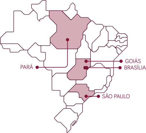 Franchise locations map